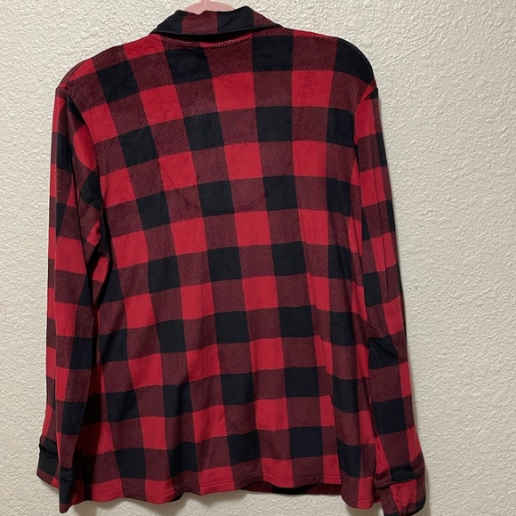 Joyspun Women's Black & Red Buffalo Print Pajamas. Very Good Condition. Size L. - Picture 6 of 14